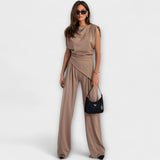 Michaela - Asymmetrical Set with Dramatic Shoulders