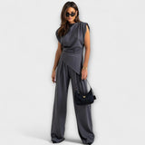 Michaela - Asymmetrical Set with Dramatic Shoulders
