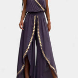 Lorena - Dress Mono with Golden Details