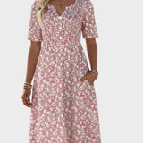 Carmen - Loose and Light Floral Midi Dress