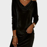 Frosina - Loose Velvet Dress