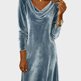 Frosina - Loose Velvet Dress