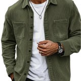Casual Corduroy Cardigan