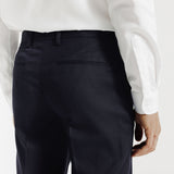 Slim Fit Suit Pants - Navy