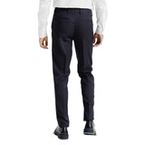 Slim Fit Suit Pants - Navy