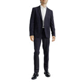 Slim Fit Suit Pants - Navy