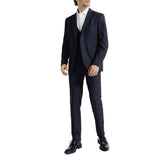 Slim Fit Suit Pants - Navy