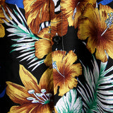 Short Sleeve Floral Pattern Shirt for Men