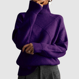Ester - Textured Sweater with Turtleneck