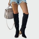 Magdalena - Leather Orthopedic Knee Boots