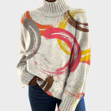 Eduarda - Artistic Turtleneck Sweater