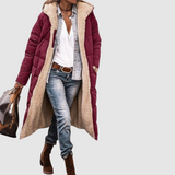 Laura - Winter coat with a reversible cut