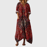 Janina - Maxi Dress with Colorful Pattern