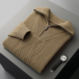 Taranto Merino Wool Zipper Sweater