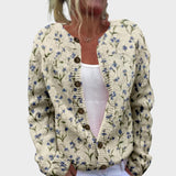 Camila – Autumn Floral Cardigan