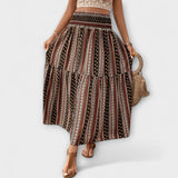 Comfortable patterned skirt
