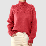 Štěpánka – Warm Sweater with Turtleneck