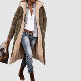 Laura - Winter coat with a reversible cut