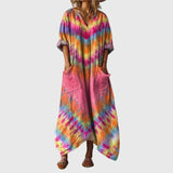 Maxi Dress with Colorful Pattern