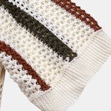 Crochet Polo with V-Neck