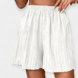 Nina - Stylish Shorts with Front Pleats
