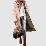 Laura - Winter coat with a reversible cut