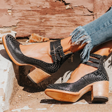 Ginevra™ - Heels with Multiple Straps and a Sturdy Sole