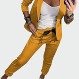 Ella - Women's Loose Pants Set with Blazer