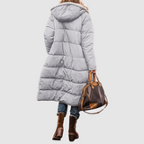 Laura - Winter coat with a reversible cut