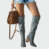 Magdalena - Leather Orthopedic Knee Boots