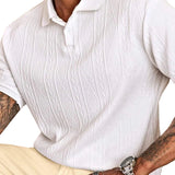 Gianni - casual polo with button side