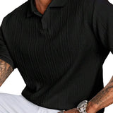 Gianni - casual polo with button side