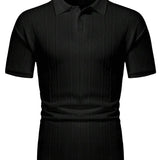 Gianni - casual polo with button side