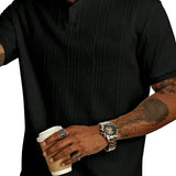 Gianni - casual polo with button side