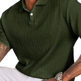 Gianni - casual polo with button side