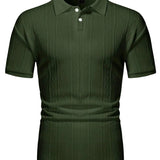 Gianni - casual polo with button side