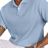 Gianni - casual polo with button side