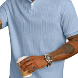 Gianni - casual polo with button side