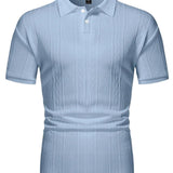 Gianni - casual polo with button side