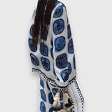 Meda - Women's Patterned Satin Set