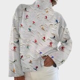 Camila - Artistic Turtleneck Sweater