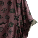 Classic Retro Short Sleeve Cotton Geometric Shirt for Men