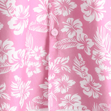 Cotton Summer Short Sleeve Shirt for Men in Pink