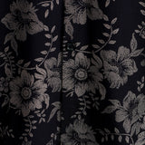 Short Sleeve Hawaiian Style Floral Pattern Shirt for Men, Breathable, Navy Blue