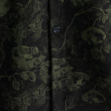 Short Sleeve Hawaiian Shirt with Retro Floral Print for Men