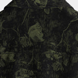 Short Sleeve Hawaiian Shirt with Retro Floral Print for Men