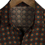 Summer Casual Vintage Cotton Shirt Short Sleeve for Men