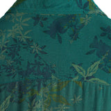 Men's Short Sleeve Floral Pattern Cotton Shirt, Breathable for Summer