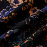 Short Sleeve Cotton Boho Style Shirt with Floral Pattern for Men