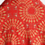 Men's Vintage Boho Hawaiian Cotton Short Sleeve Shirt from the 70s.